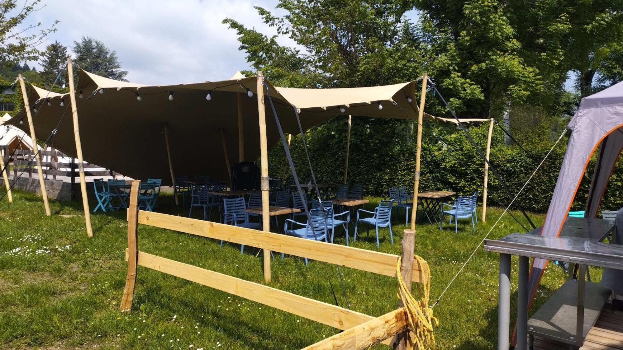 מלון Novalaise Camping Le Hameau Des Pecheurs מראה חיצוני תמונה